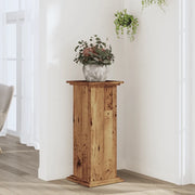 vidaXL Supporto per Piante Legno Vecchio 33x33x80 cm Legno Multistrato