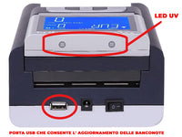 Rilevatore Banconote False Senza Batteria MBS New Age Pro Nero
