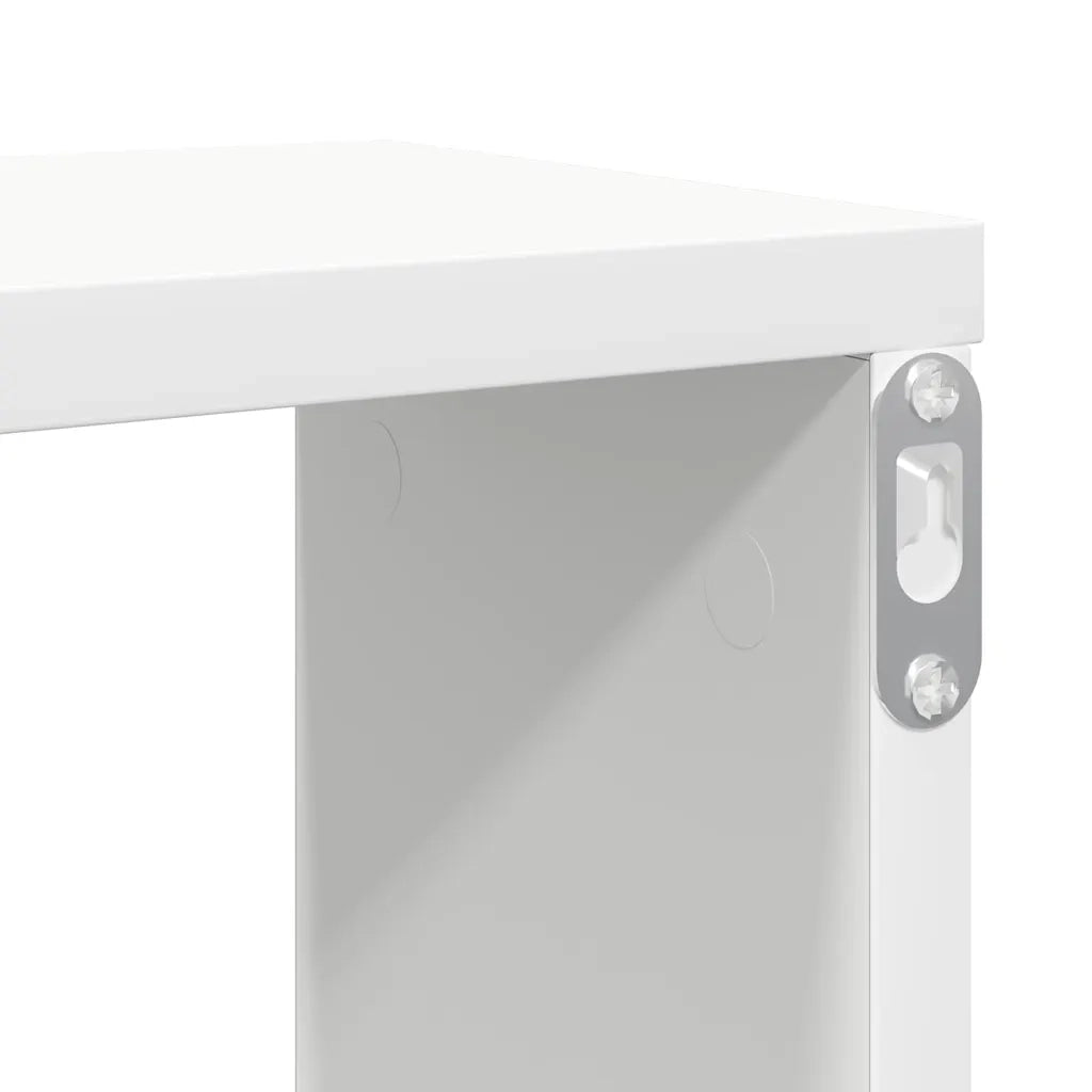 Mensole Parete a Cubo 2 pz Bianco 100x15x30 cm in Multistrato cod mxl 53364