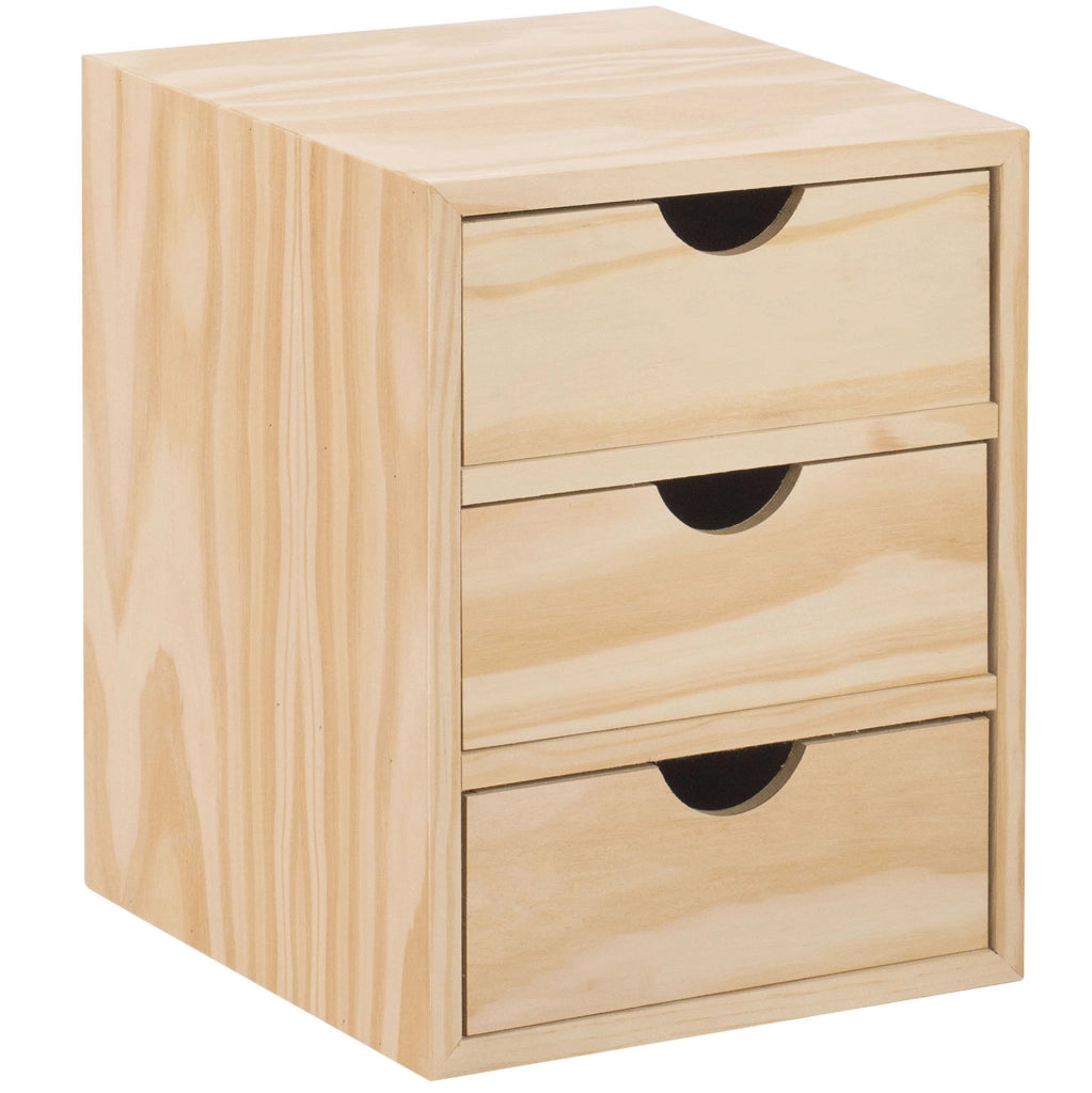 CASSETTIERA MINI 3 CASSETTI 21X20X28 CM- 1,0 pz