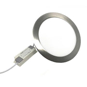 Trade Shop - Pannello Led Incasso Silver Tondo Slim 12 W Luce 6500k 3000k 4000k P155a-a -
