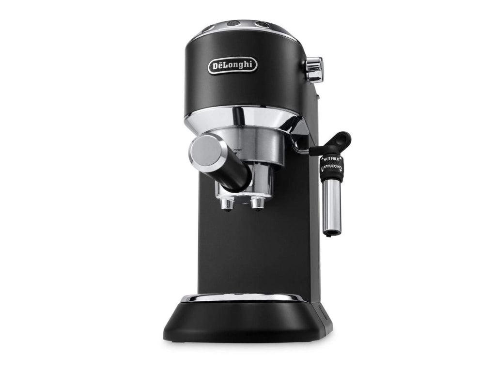 DeLonghi Dedica Style EC685.BK, Macchina Espresso Manuale, Nero-Cromo, 1.1L