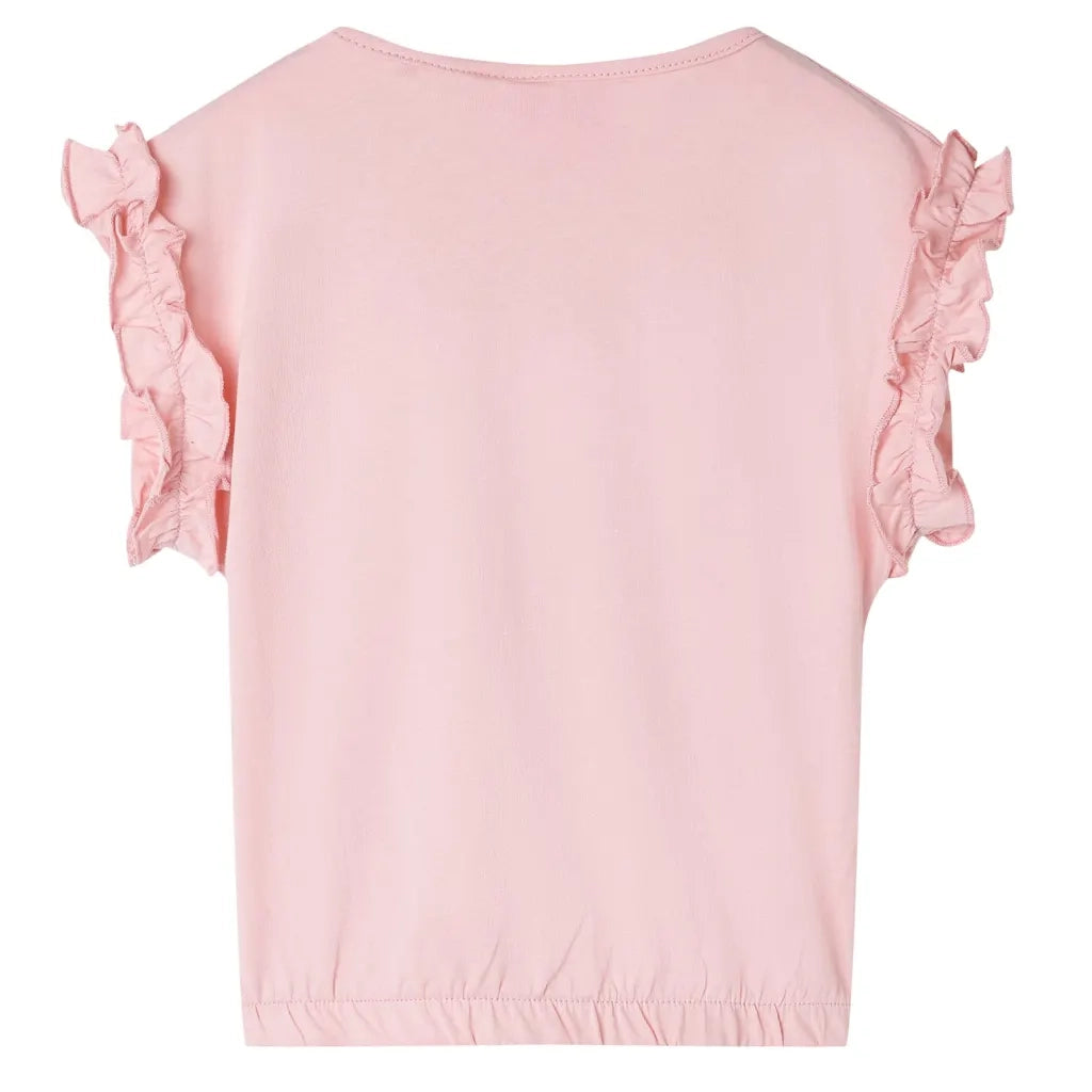 Maglietta da Bambina Rosa Chiaro 116