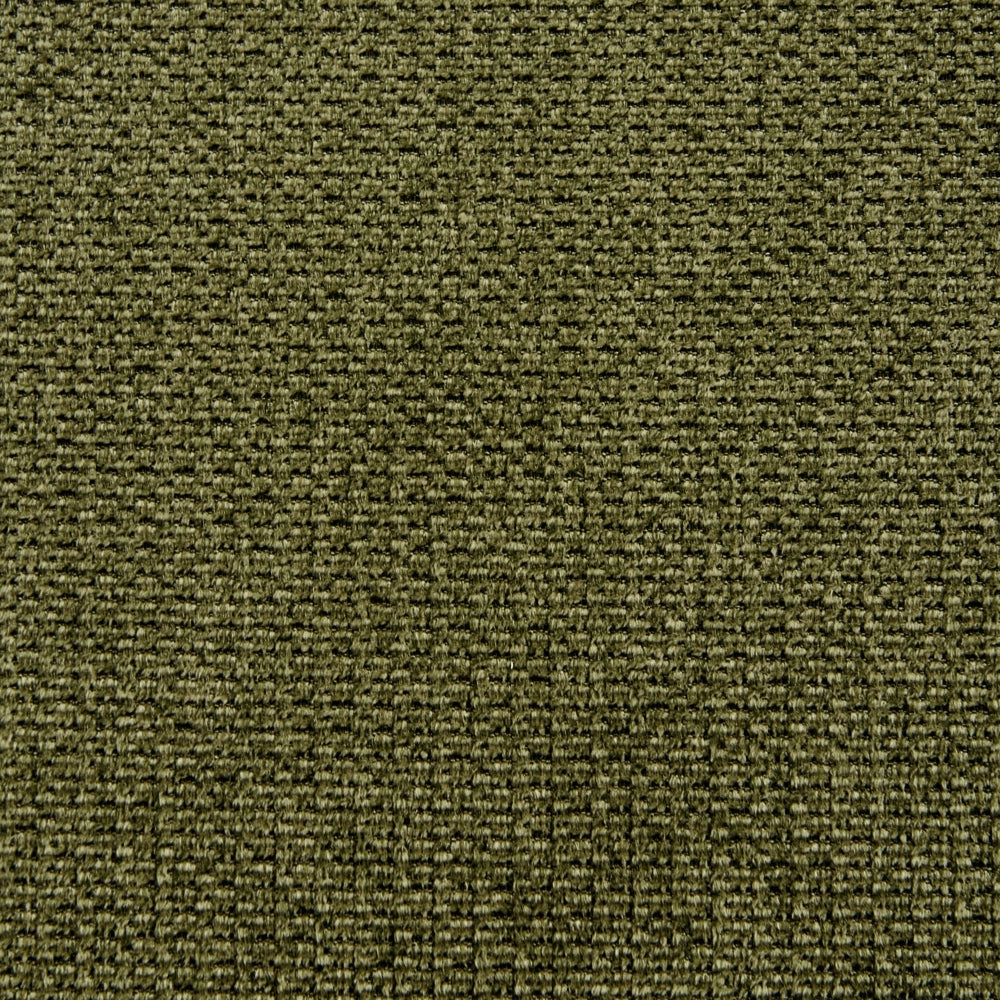 Poltrona Retro Senza Braccioli con Gambe in Legno Massello e Rivestimento in Tessuto Verde in Stile Tradizionale per Soggiorno