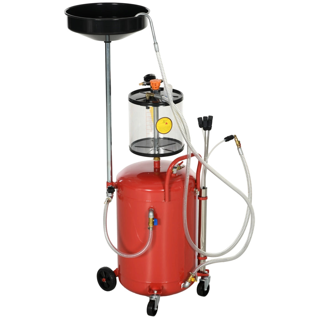 Recuperatore Olio Portatile 2 in 1 ¨C zephmum ¨C Regolabile in Altezza, Capacita' 80L