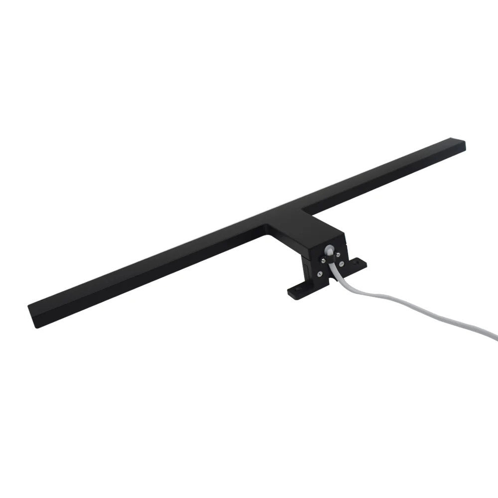 Trade Shop - Applique Lampada Led Per Specchio Bagno Con Doppia Istallazione 7w Luce 4000k Ip44 500p - Nero