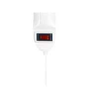 Prolunga Elettrica Lineare Con Interruttore 3M 3X0,75mm Spina Italiana 10A Presa Bipasso Schuko 10/16A Max 2300W