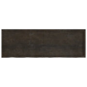 Mensola | Ripiano | Scaffale Marrone Scuro 180x60x(2-6) cm Massello Rovere Trattato