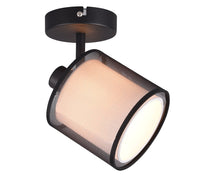 Faretto da Interno Attacco E14 in Metallo Nero Opaco