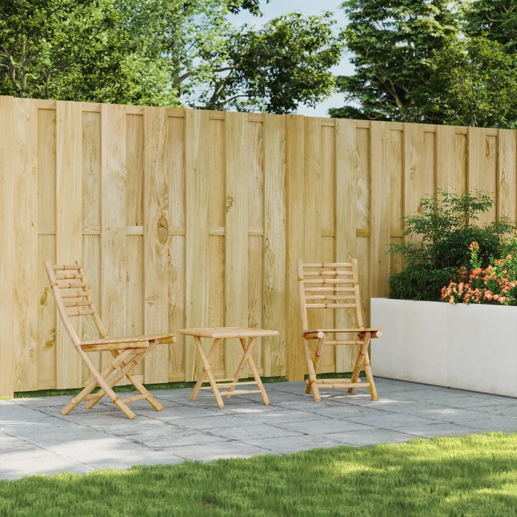 Sedie da Giardino Pieghevoli 2 pz 43x54x88 cm in BambÃ¹