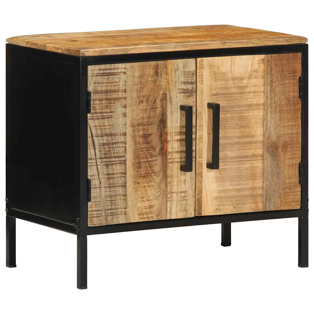Armadio da Notte 2 pcs Marrone e Nero 50 x 30 x 45 cm 4019642