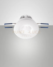 SIGMA SYSTEM INCASSO BIANCO TONDO FISSO A LED 7W 3000K 800LM IP40 D.8,2CM