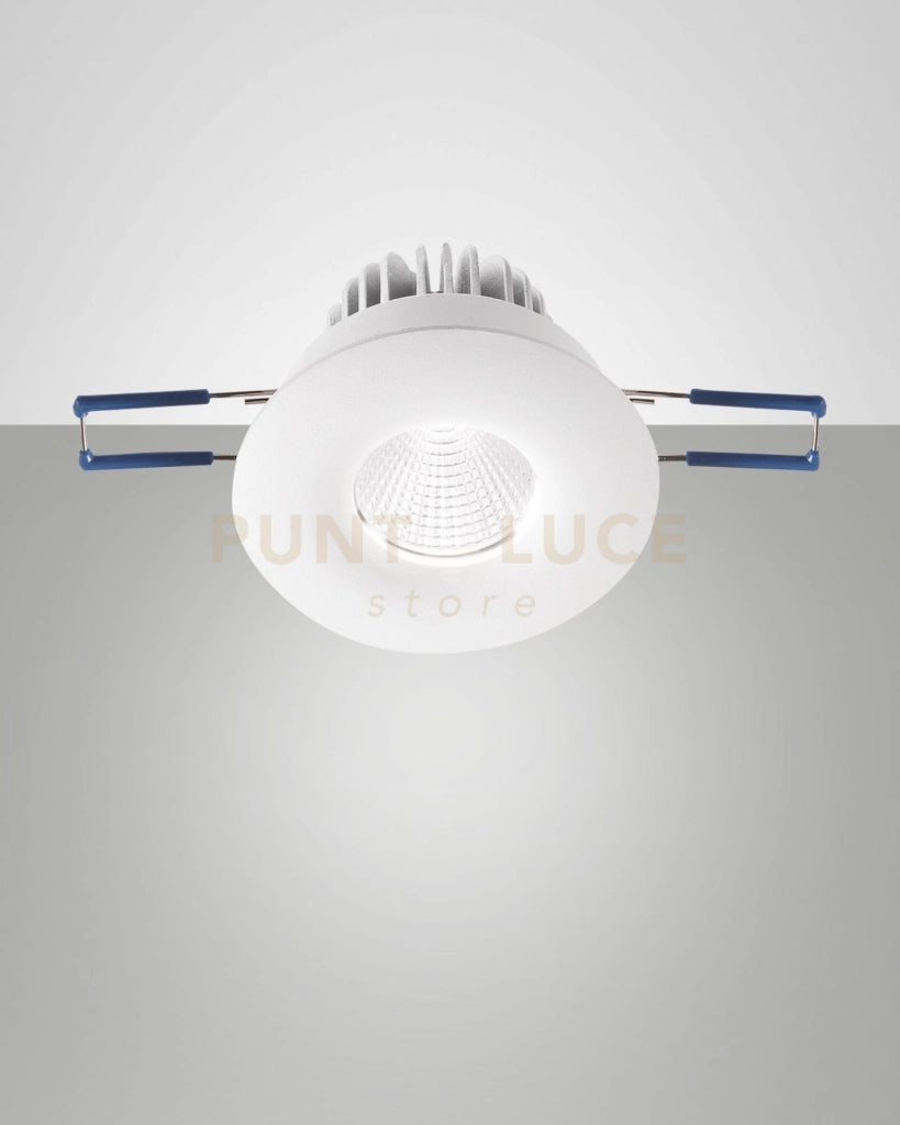 SIGMA SYSTEM INCASSO BIANCO TONDO FISSO A LED 7W 3000K 800LM IP40 D.8,2CM