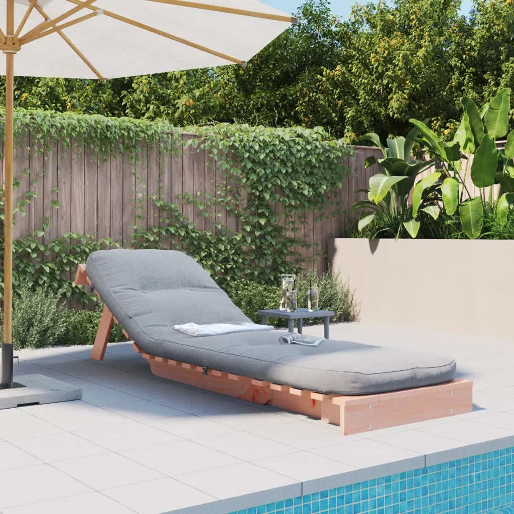 Divano Letto Futon con Materasso 60x206x11cm Massello Douglas 846749