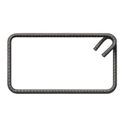 Staffa chiusa antisismica armatura ferro 20 x 40 cm strutture cemento 1 pezzo