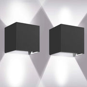 Lampada da Parete Caricabile - 12W - 6000K - Luce Bianco Calda - Esterno - Parete - 1000lm - IP65 - Acquisibile - Angolo di Iraggiamento Regolabile