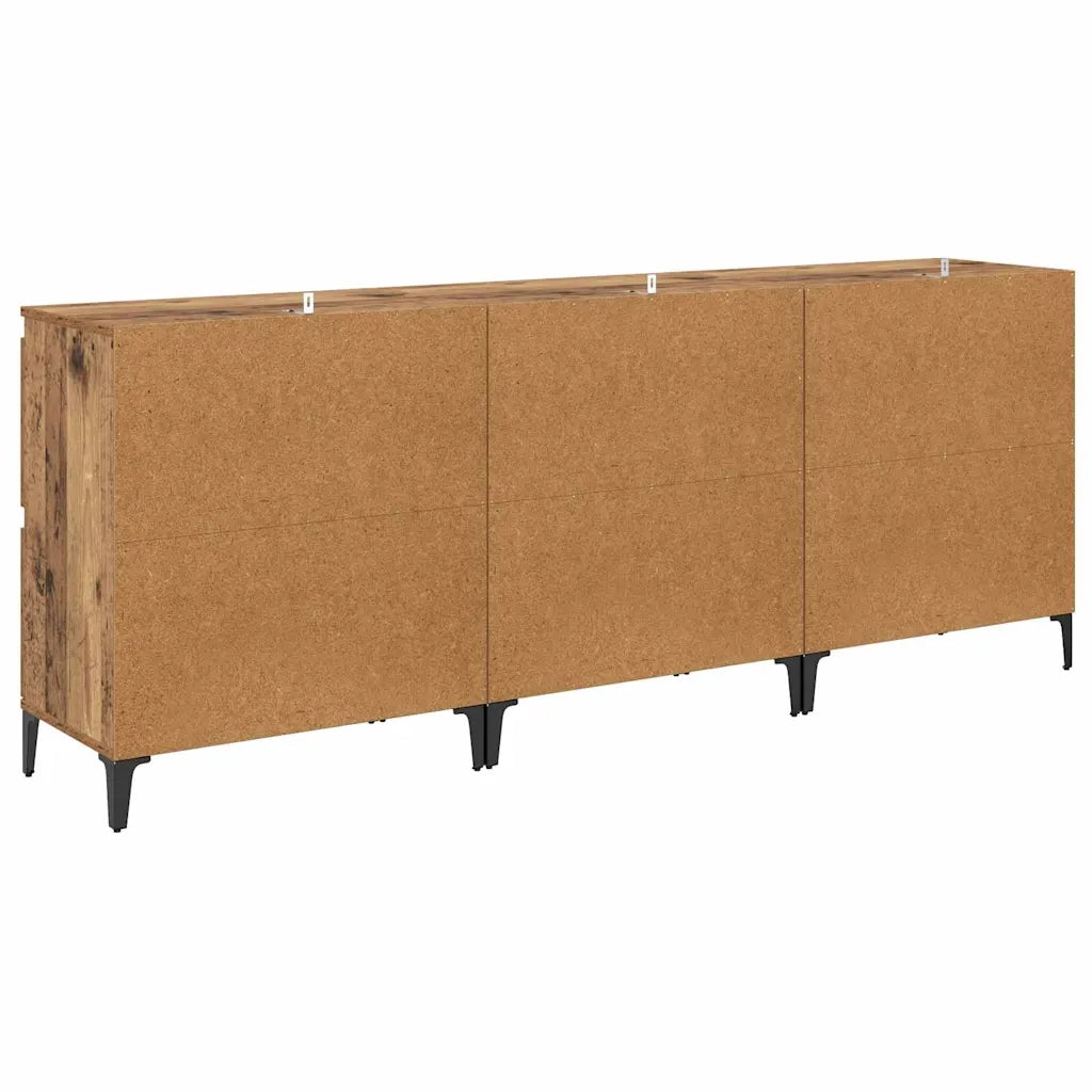 Sideboards 3 pcs Legno vecchio 60 x 35 x 70 cm 3415564