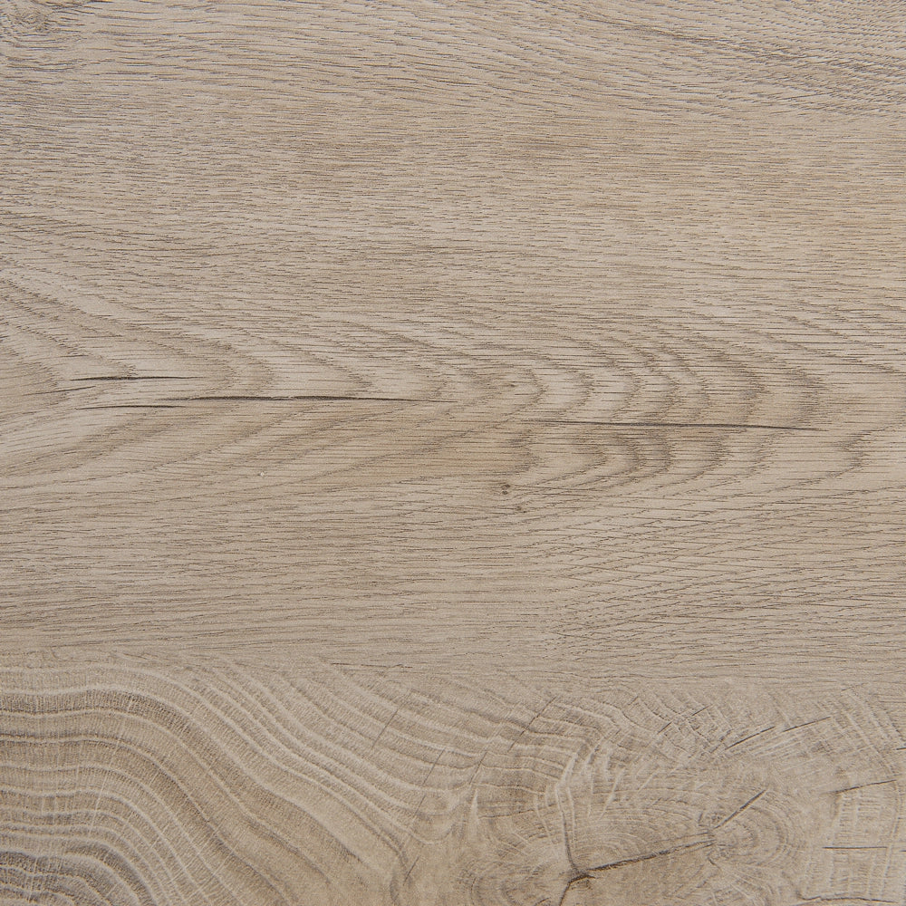 Tavolo da pranzo Piano in legno tortora Gambe in metallo Nero 130 x 80 cm 6 posti rettangolare industriale