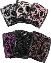 Set di clip per capelli 6 pezzi - clip per capelli adattabili in gomma - adatti per capelli spessi/crini - ideali per feste/matrimoni - materiale duraturo - clip per capelli.