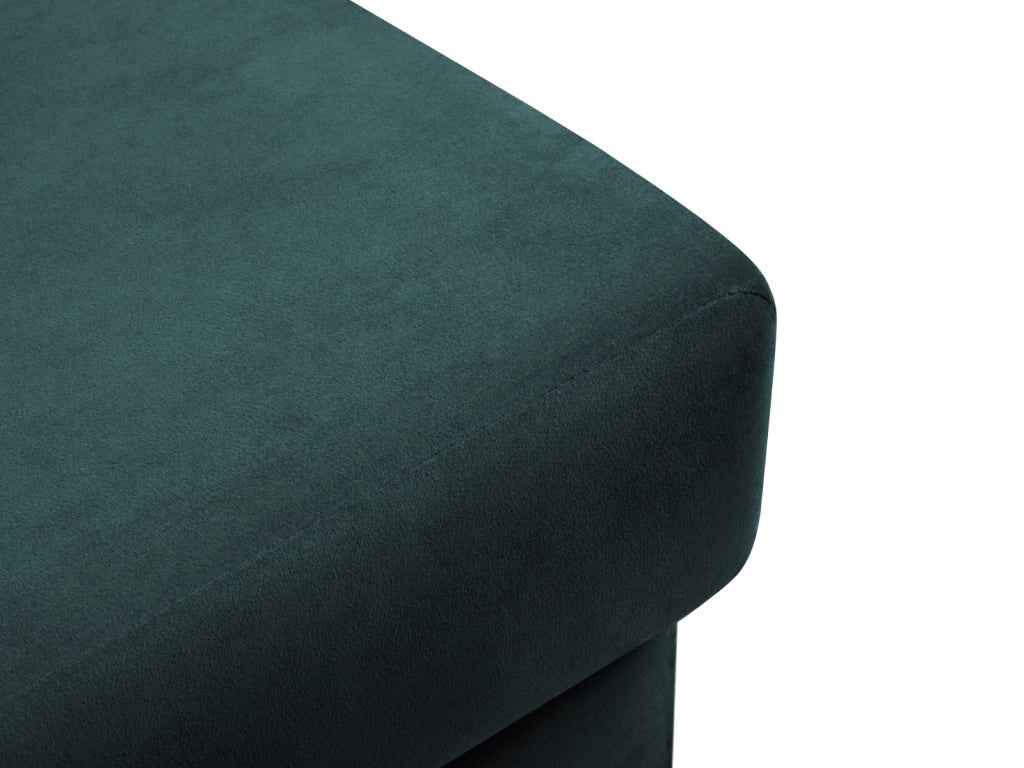 Cosmopolitan Design - Pouf "Kyoto" in velluto petrolio 