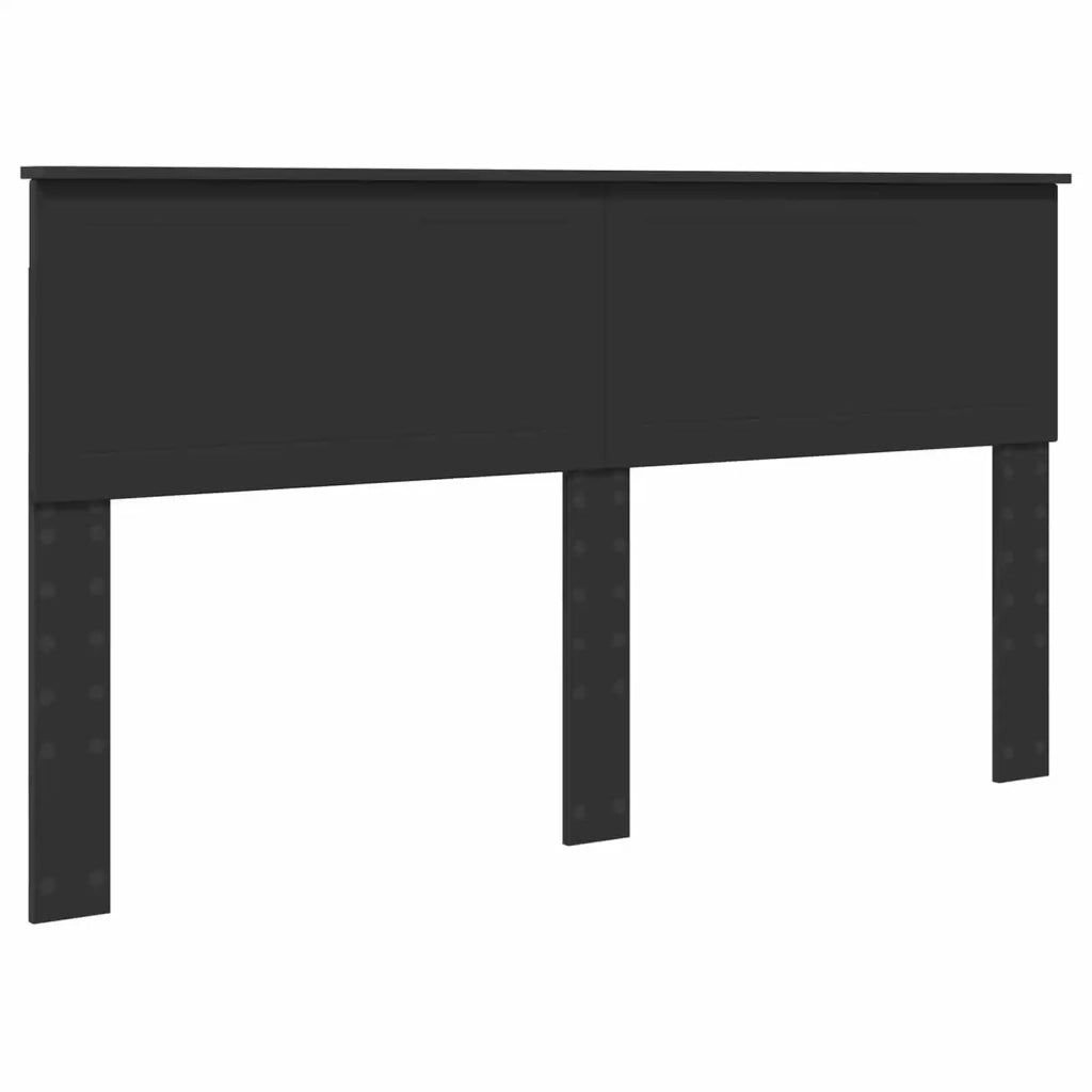 Struttura del letto-Giroletto Nero 160 x 200 cm Legno Ingegnerizzato 352614