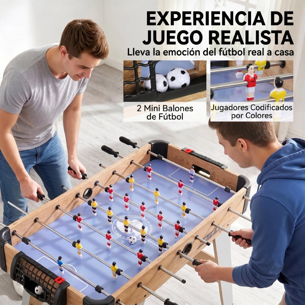 Tavolo da calcio balilla 89 cm ¨C zephmum ¨C Morado 89x61.5x70 cm