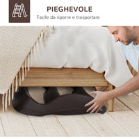 Scaletta per Cani Pieghevole 49x38x38 cm in Polipropilene Marrone