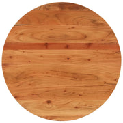 Piano per Tavolo Ã˜70x2,5 cm Rotondo in Legno Massello di Acaciacod mxl 133922