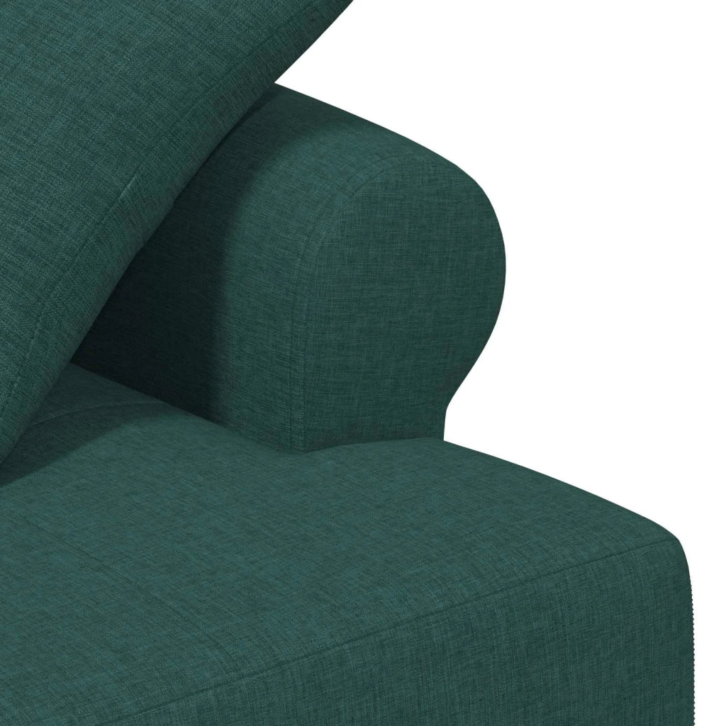 Loveseat con bottoni imbottiti Verde Scuro 120 x 65 x 79 cm 42041814