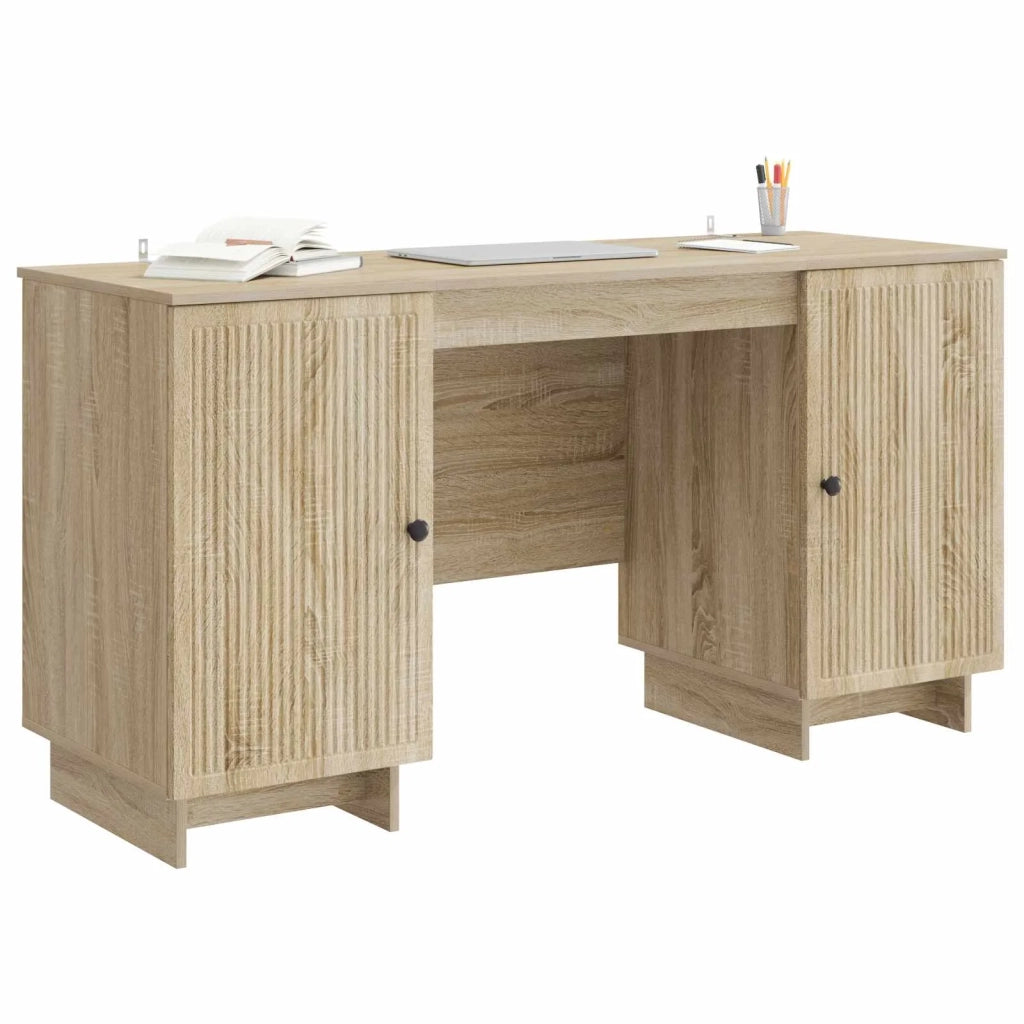 Scrivania Rovere Sonoma Legno ingegnerizzato 142,5 x 50 x 75 cm
