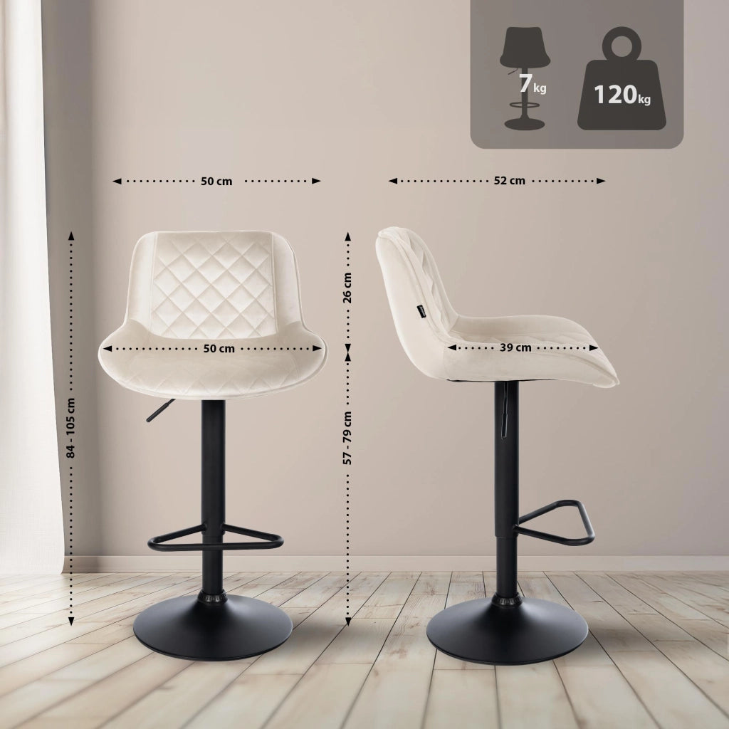 2er Set Bar Hocker Box incluso 4