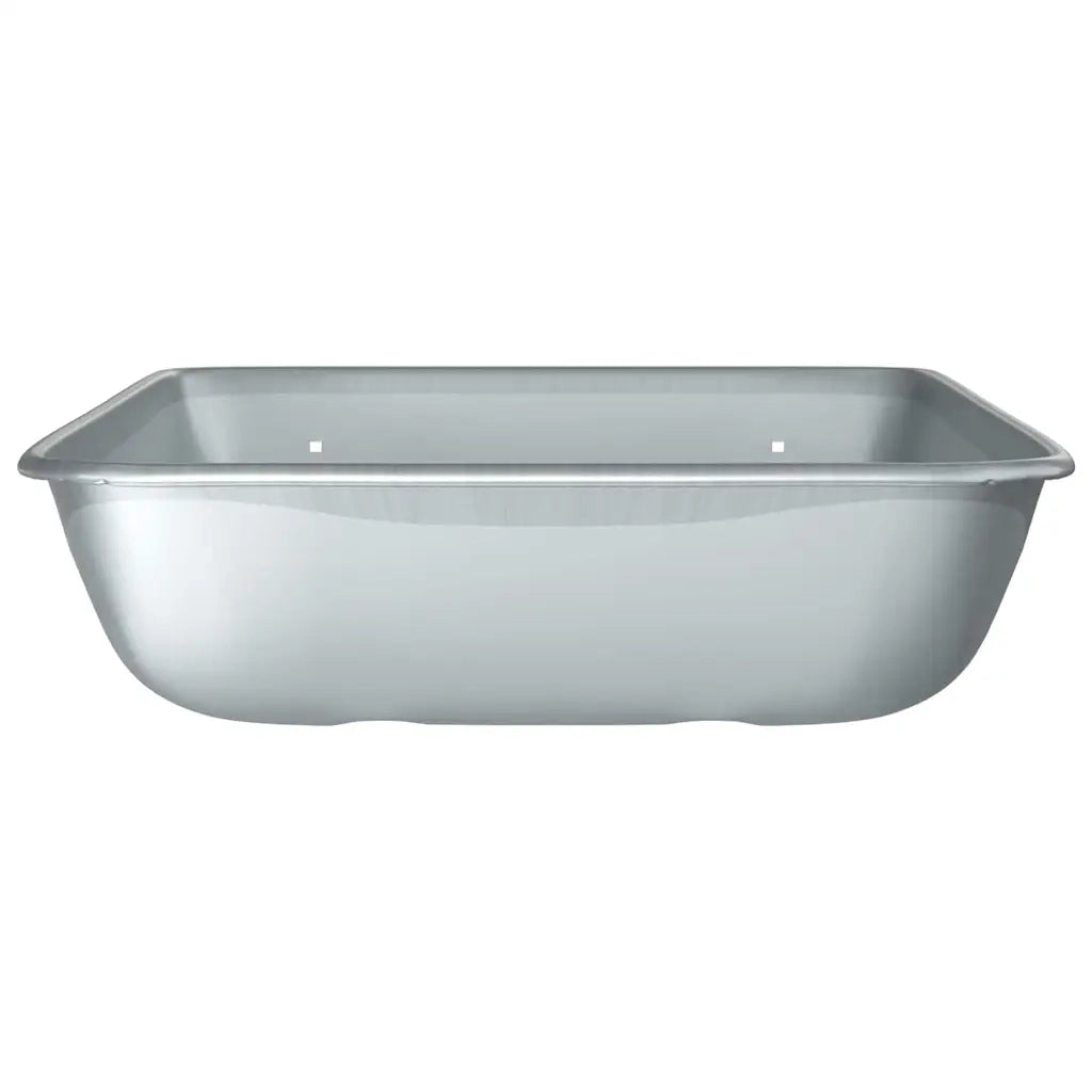 Sostituzione Vassoio Carriola Argento 80 x 60 x 25 cm Acciaio