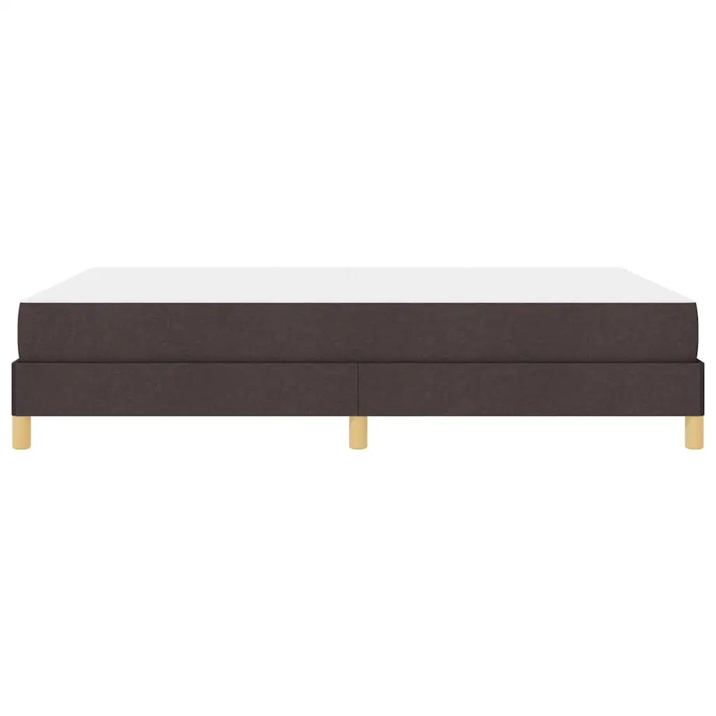 vidaXL Letto a molle Marrone 160 x 200 cm