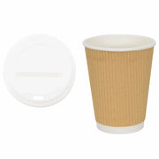 Tazze da Caff¨¨ in Carta con Coperchi 1000 pz 12oz 300 ml CFW5344433