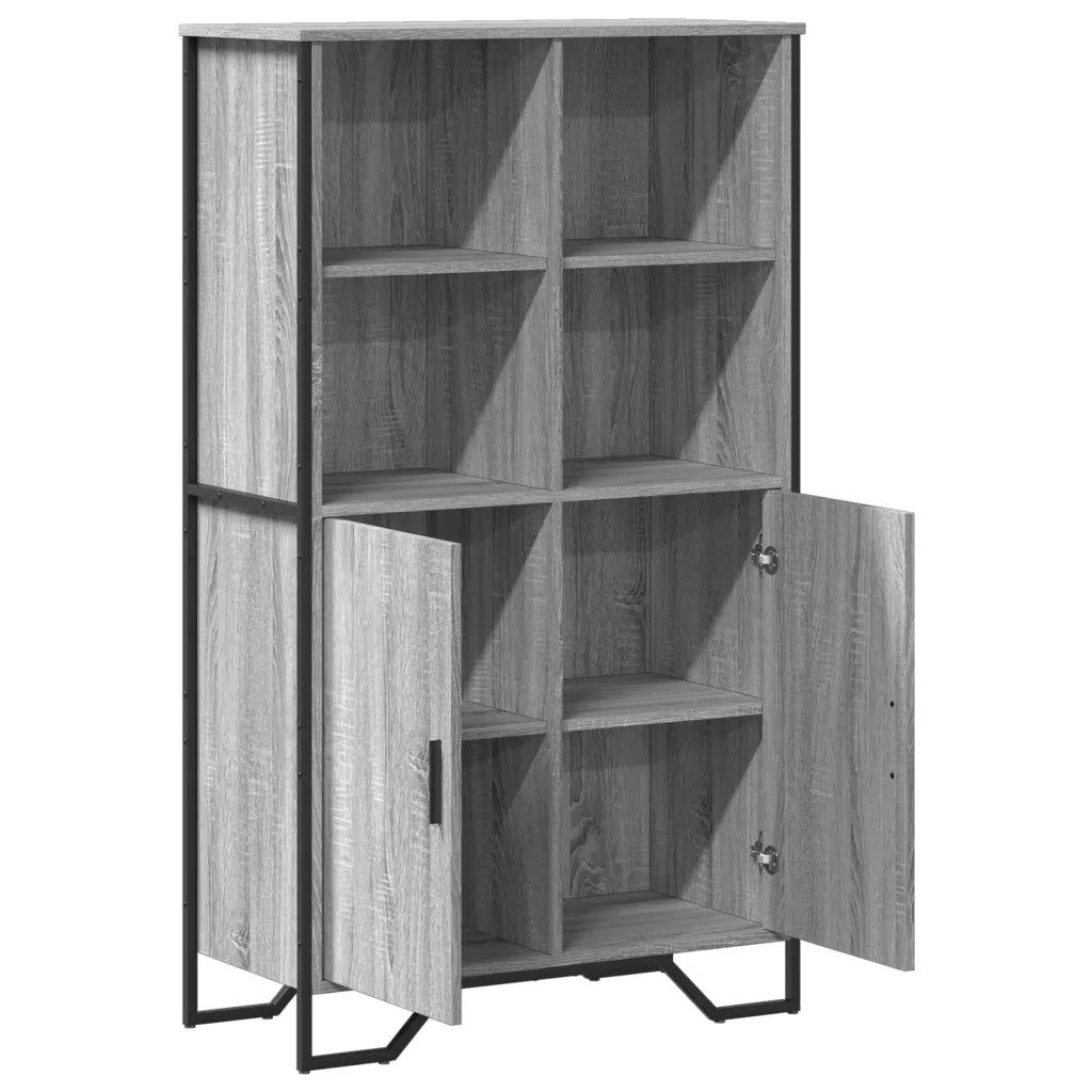 Credenza Grigio Sonoma 79,5x35,5x137,5 cm in Truciolato 3295310