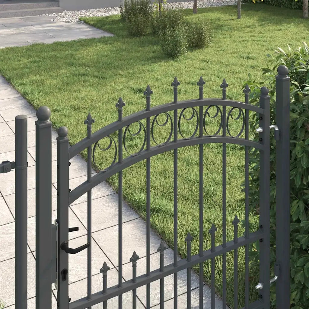 Cancello della recinzione con punte EMMEN 100 x 100 cm CFW9914134