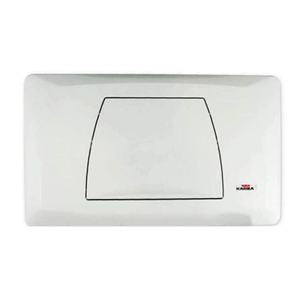 Placca di comando bianca serie mono classic 306300 Kariba