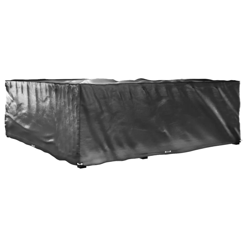 Coperture Mobili da Giardino | Telone per mobili da esterni a L 2 pz 16 Occhielli 285x285x90cm