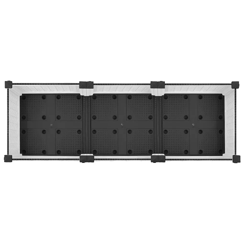 Fioriera Rialzata 120x40x23 cm in Polipropilene 153306