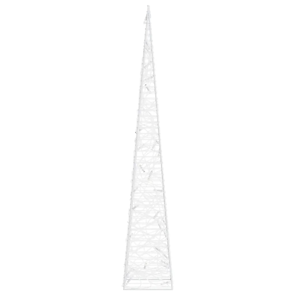 Cono di Luce LED Decorativo Acrilico Blu 60 cm