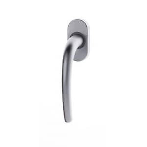 Ghidini 744578003 Maniglia Cremonese Ottone Cromato Satinato Milena DK40-35