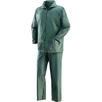GIACCA + PANTALONE IMPERMEABILE NYLONDRY NIAGARA - VERDE XL- 1 confezioni