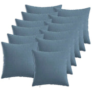 Federa 12 pz HEERLEN Blu jeans 40 x 40 cm Tessuto 908349