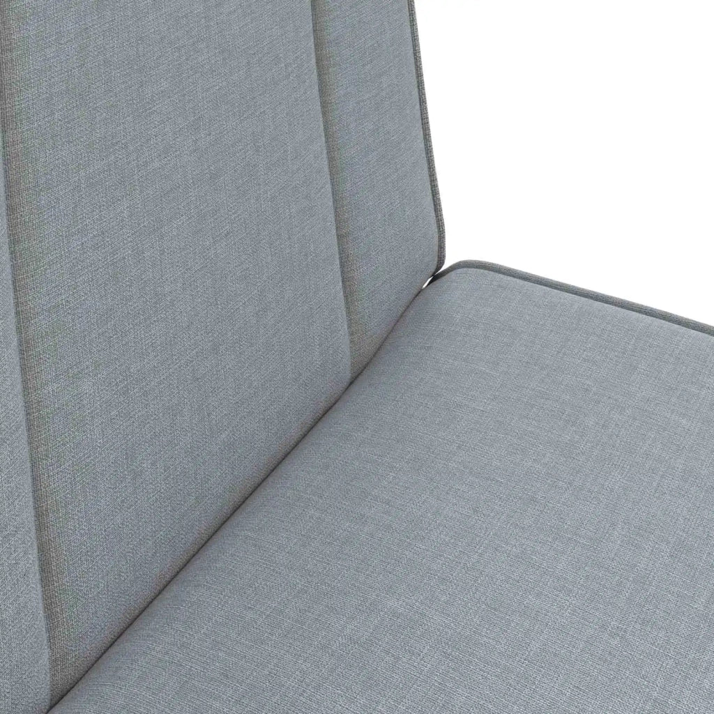 Sedia da Pavimento Grigio chiaro 50 x 73 x 60 cm Tessuto 42028166