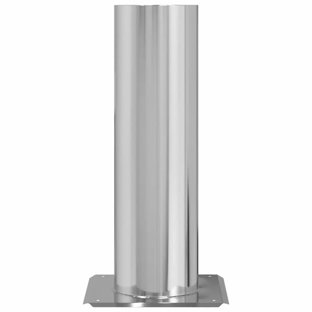 Estensione della Testa del Camino Argento 26 x 26 x 50 cm CFW3120567