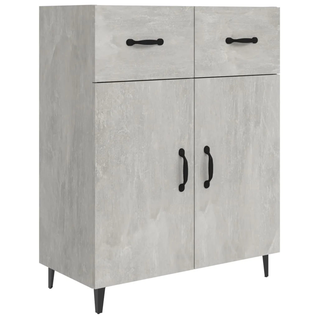 Buffet credenza cassettiera armadio mobile contenitore organizer per cucina soggiorno salotto 69,5 x 34 x 90 cm legno ingegnerizzato grigio 02_0032078