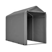 Tenda Garage per Biciclette 187x100x160 cm Grigio Scuro con Telo PE 170 g/m² e Telaio Zincato