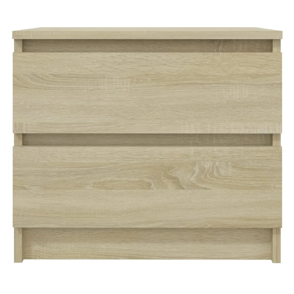 Comodini 2pz Rovere Sonoma 50x39x43,5 cm in Legno Multistrato 806200