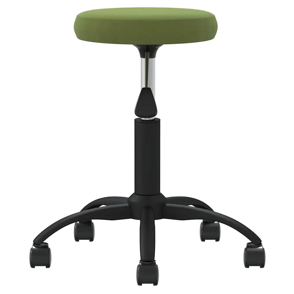 vidaXL Sgabello da Massaggio in Velluto Verde Chiaro