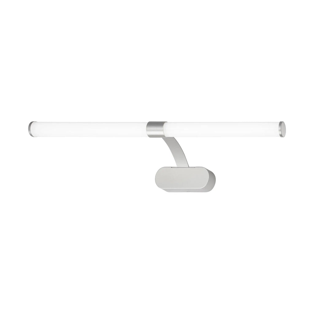 Applique Moderna Runt Plastica Cromo Opaco Led Integrato 9W 4000K